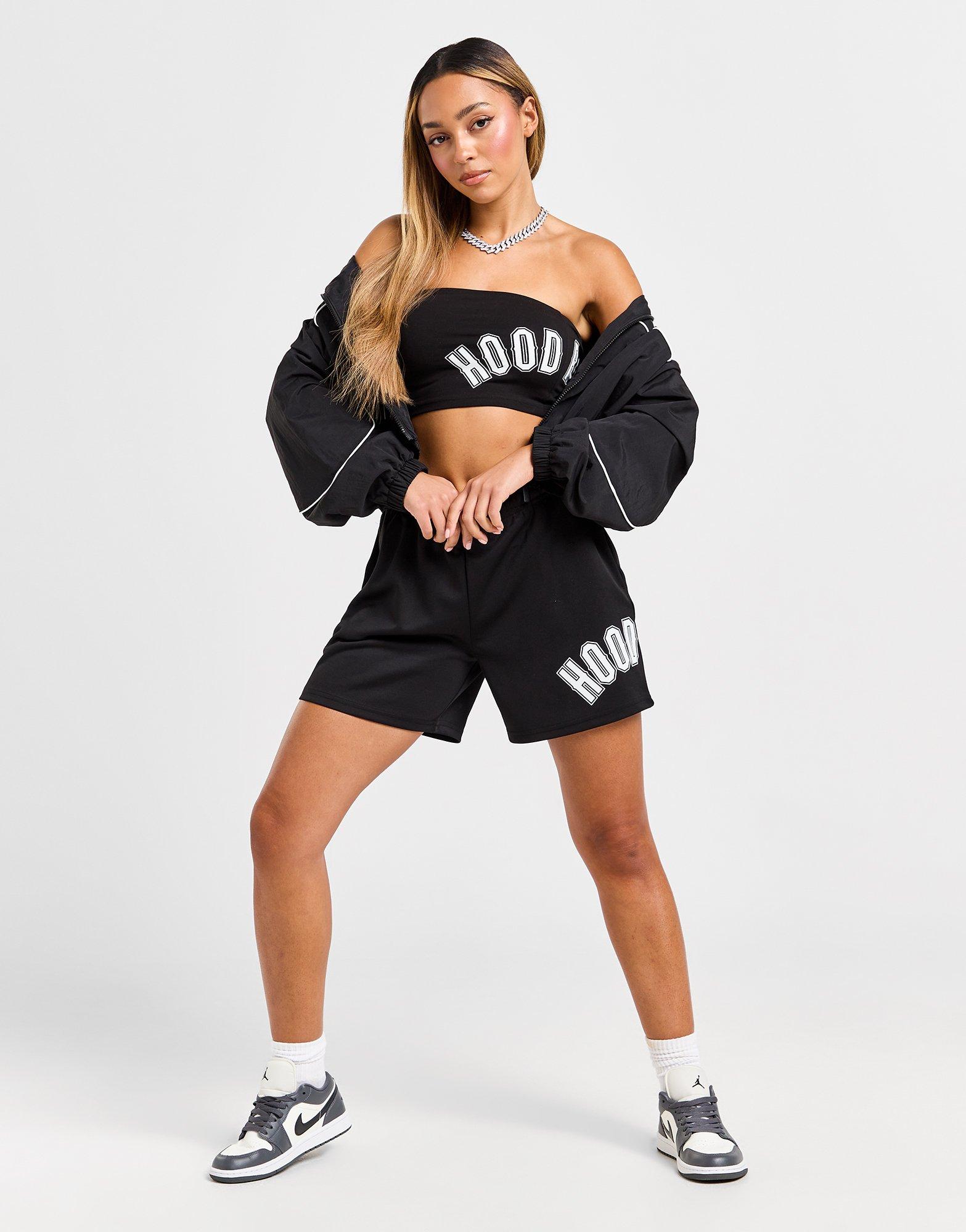 Moteriški marškinėliai be rankovių HOODRICH MARŠKINĖLIAI DEGREE BANDEAU BLK HW02240390 Juoda