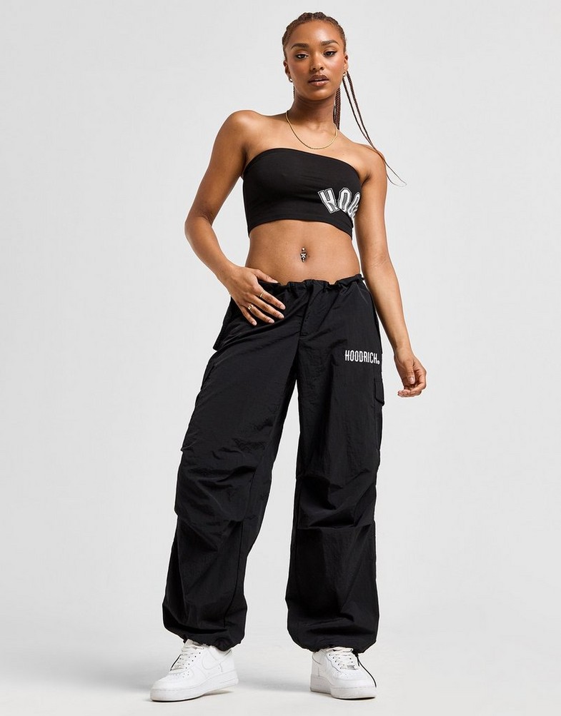 Női top HOODRICH TOP DEGREE BANDEAU BLK