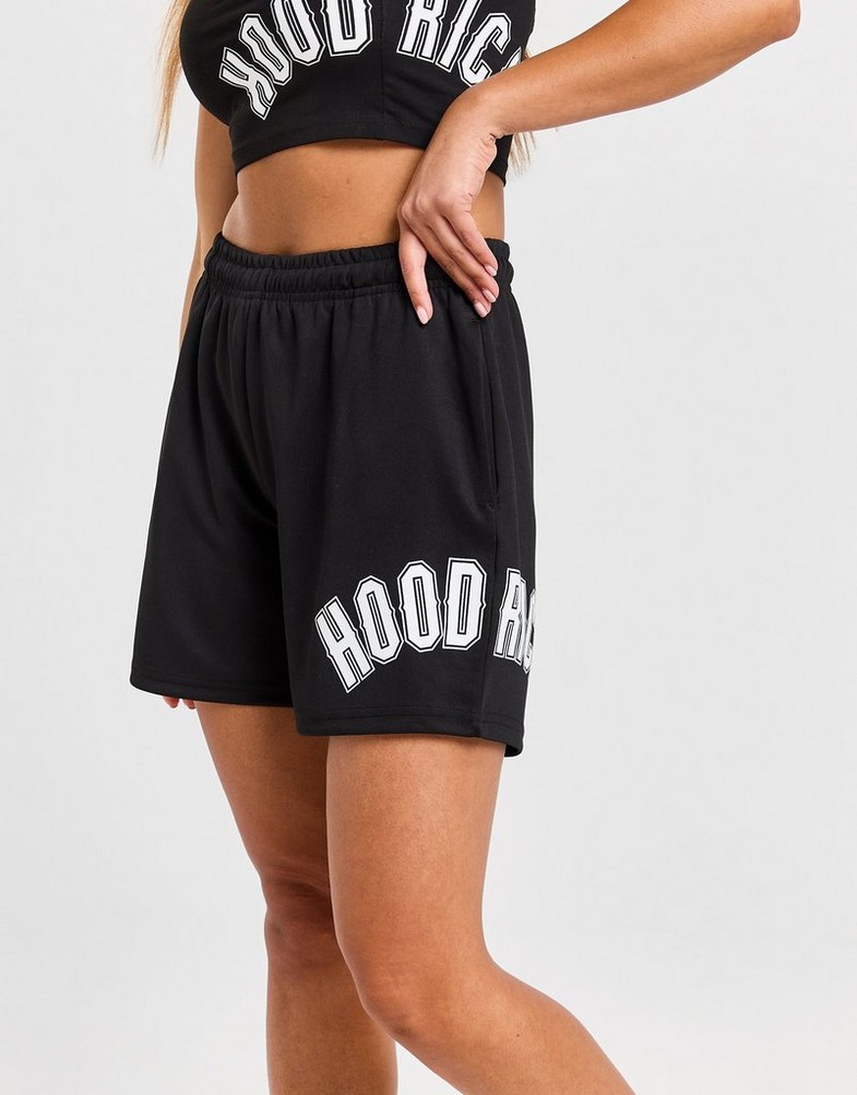 Krótkie spodenki, szorty damskie HOODRICH SZORTY DEGREE PLY SHORT BLK