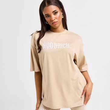 Dámske tričko HOODRICH TRIČKO FUSION BF T BEIGE/PNK