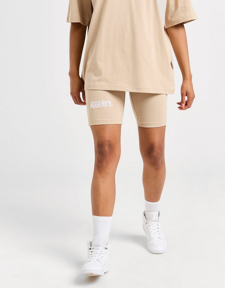 Жіночі шорти HOODRICH ШОРТИ FUSION CYCLE SHT BEIGE/PNK HW02240306 Бежевий