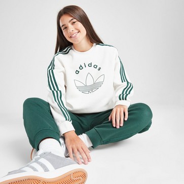 ADIDAS BLUZA (G)LOGO CREW OFF WHT G