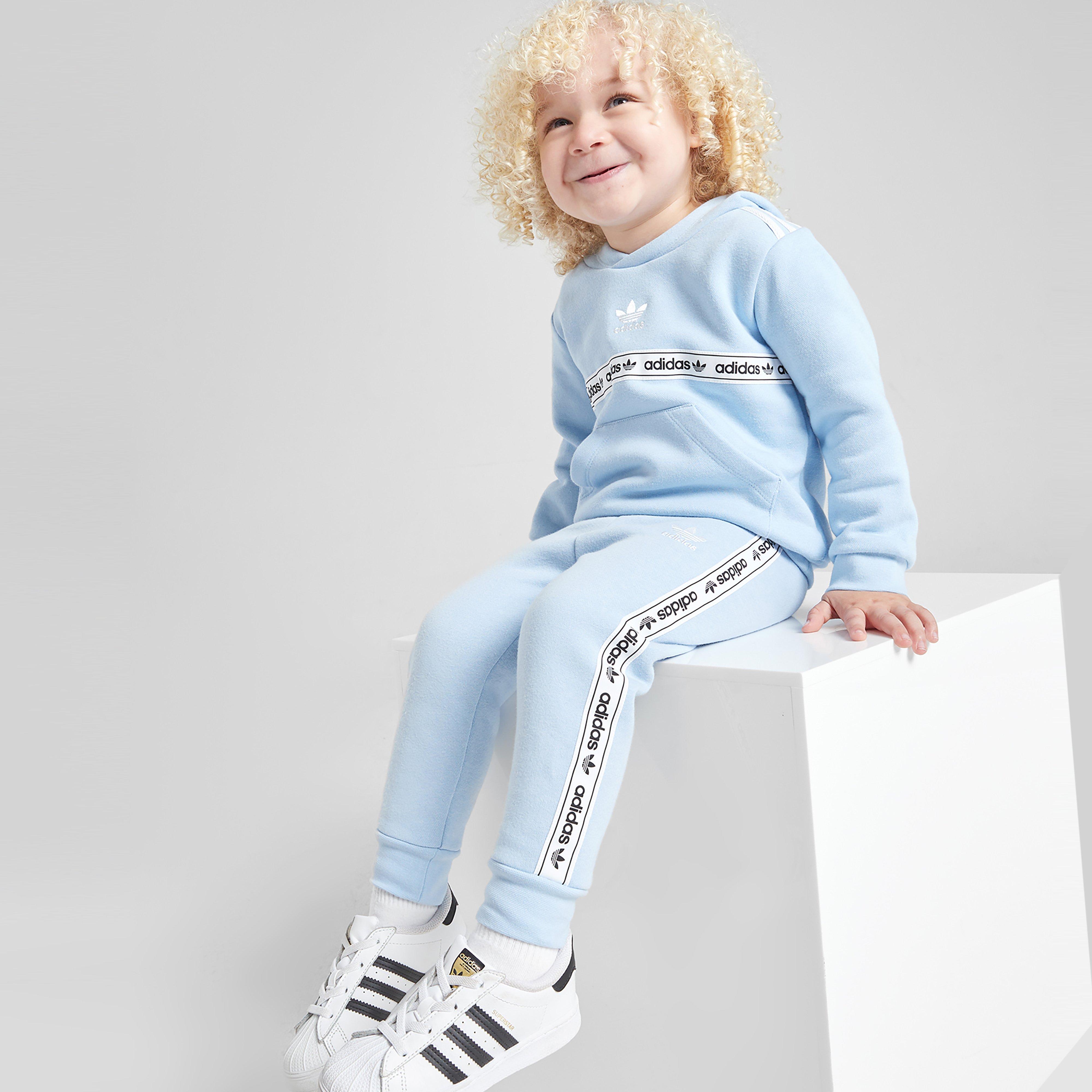 Gyerek melegítőszett ADIDAS SZETT TPE OH HD SET LBLU B