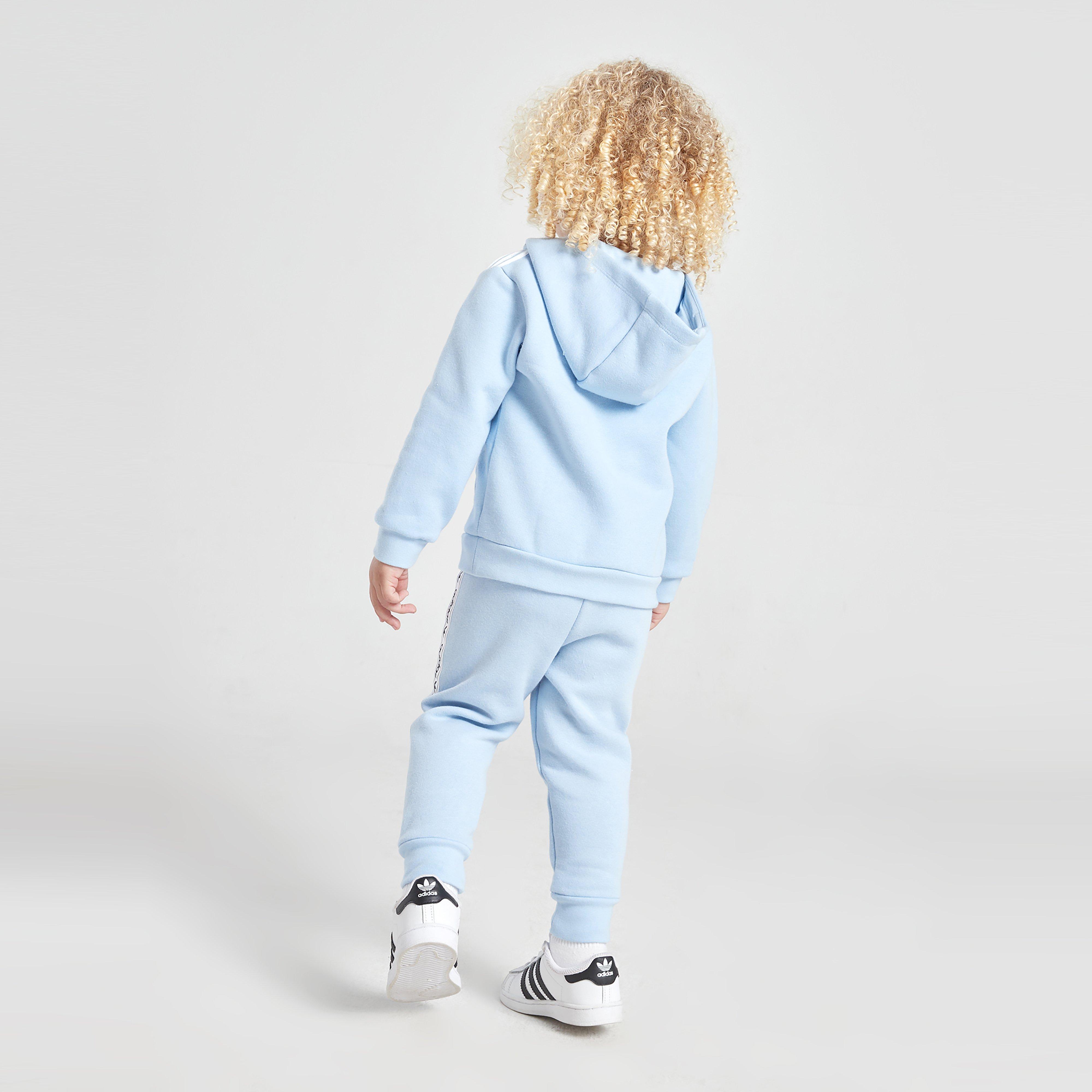 Gyerek melegítőszett ADIDAS SZETT TPE OH HD SET LBLU B