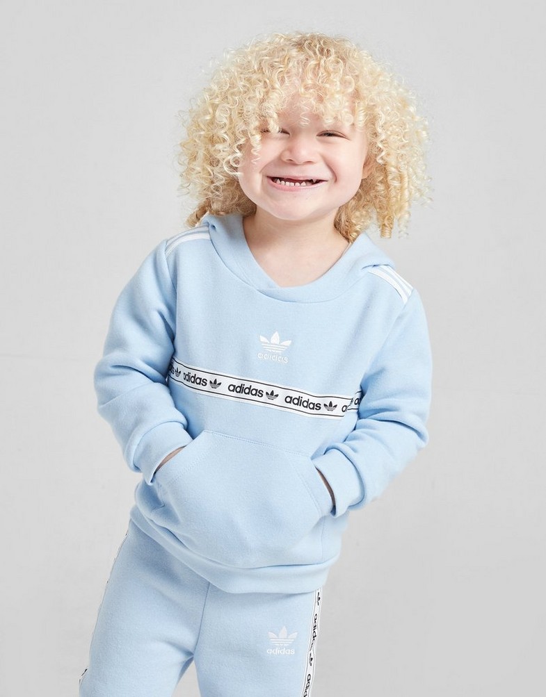 Komplet dresowy dziecięcy ADIDAS KOMPLET TPE OH HD SET LBLU B