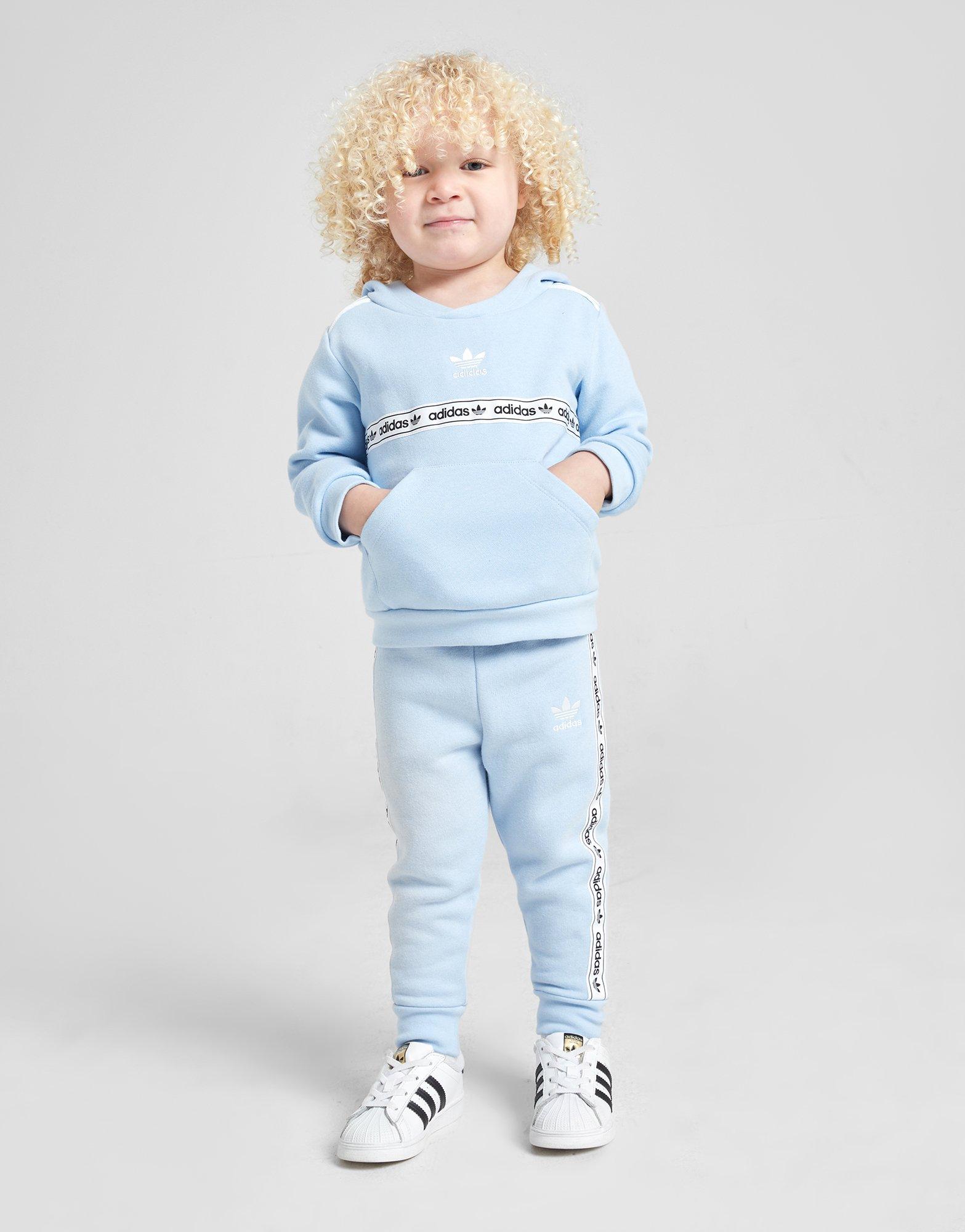 Детски анцуг ADIDAS КОМПЛЕКТ TPE OH HD SET LBLU B JF3823 Син