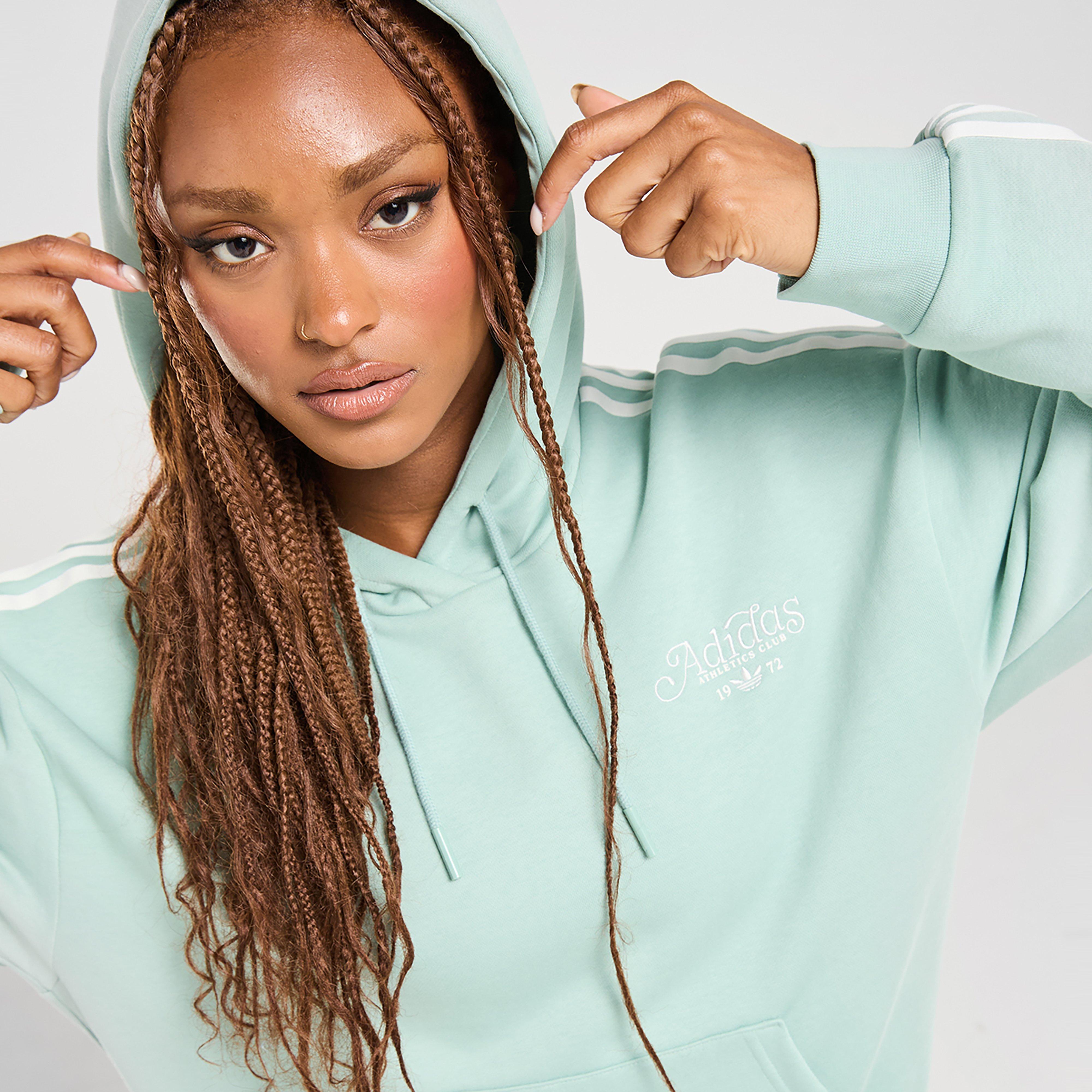 Жіночі кофти ADIDAS КОФТА З КАПЮШОНОМ SPORT CLUB OH HD GRN/WH