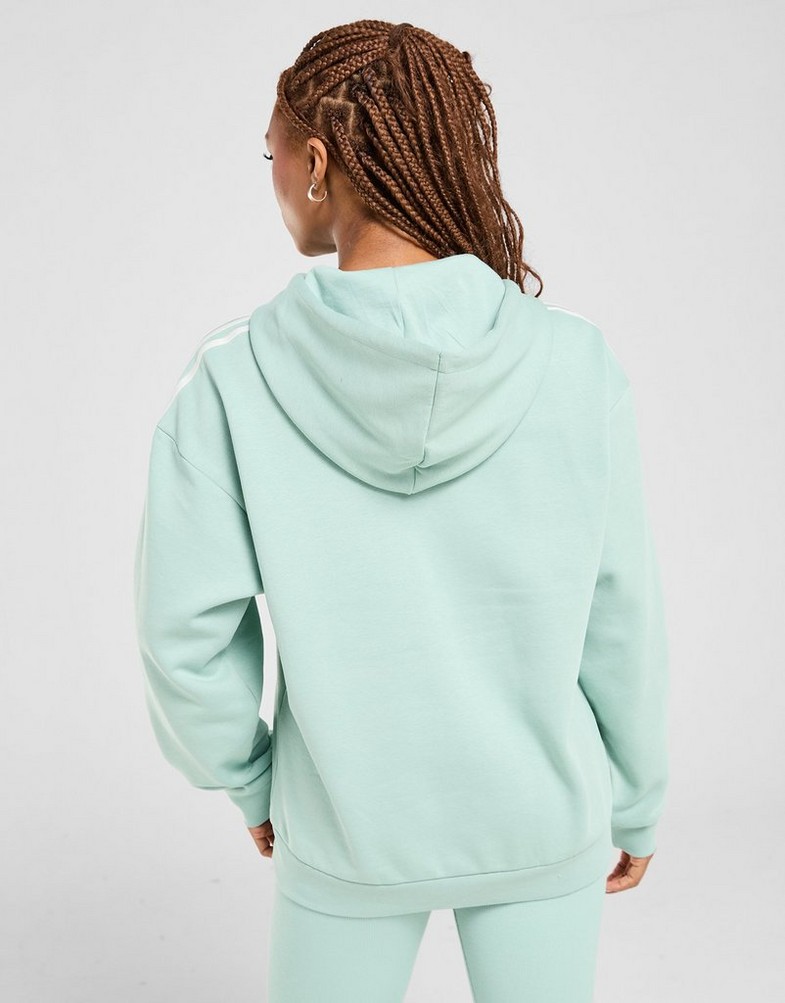 Dámská mikina ADIDAS MIKINA S KAPUCÍ SPORT CLUB OH HD GRN/WH JH3752 Zelená
