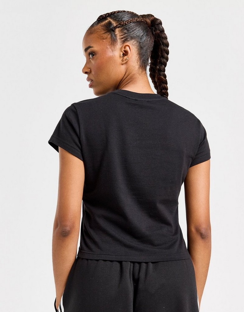 Жіночі футболки ADIDAS ФУТБОЛКА TREF ESS SLIM T BLK/WH IW5707 Чорний