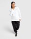 ADIDAS BLUZA ROZPINANA SHINE BF 1/4 ZP WHT/BLK