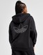 ADIDAS MIKINA S KAPUCÍ SHINE BF OH HD BLK/WH