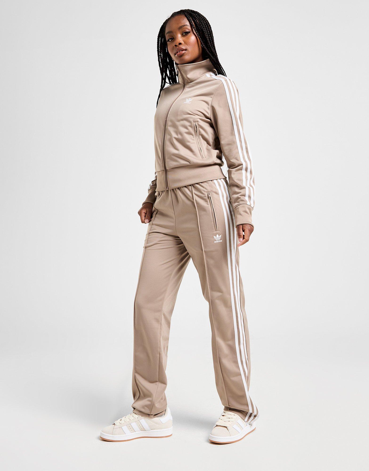 Ženske hlače ADIDAS HLAČE FIREBIRD PANT BRN/WHT JM4725 smeđa