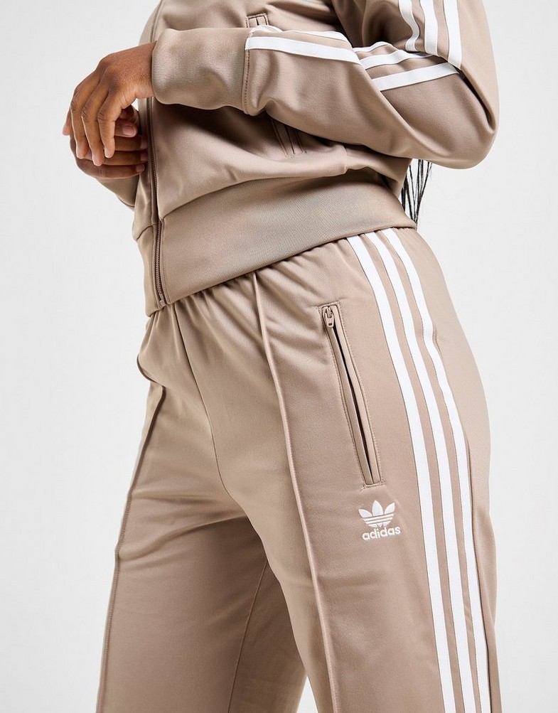 ADIDAS SPODNIE FIREBIRD PANT BRN/WHT JM4725 Brązowy