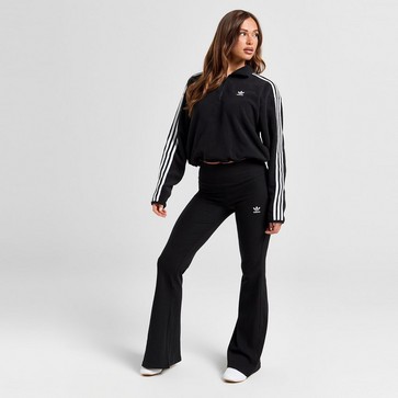 ADIDAS LEGGINGS ESS RIB FLARE BLK/WH