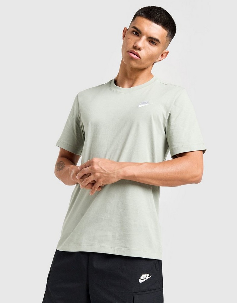 Vyriški marškiniai NIKE MARŠKINĖLIAI SPORTSWEAR CLUB AR4997-371 Žalia