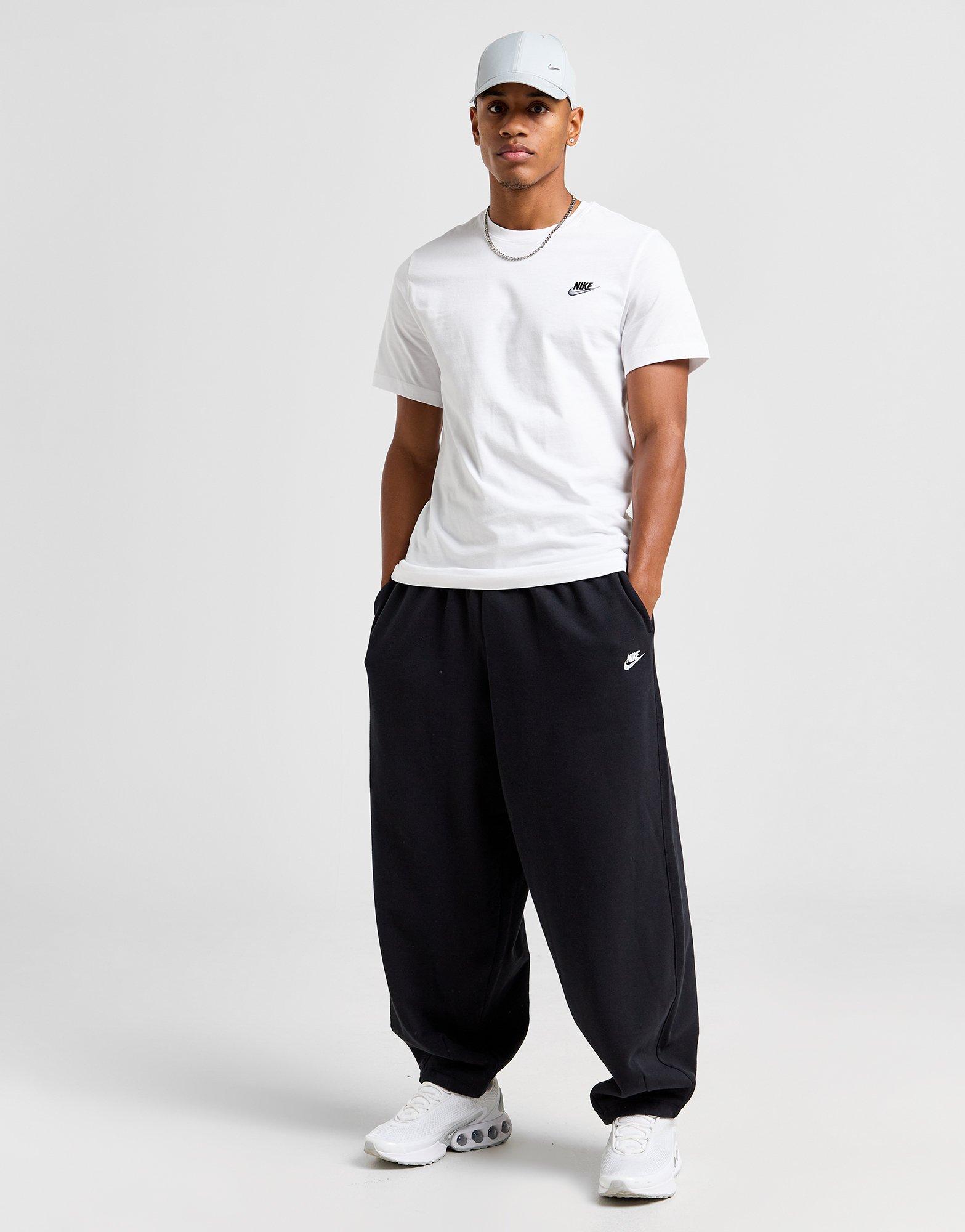 Pánské kalhoty NIKE KALHOTY  M NK CLUB FT OVERSIZED PANT HJ1822-010 Černá