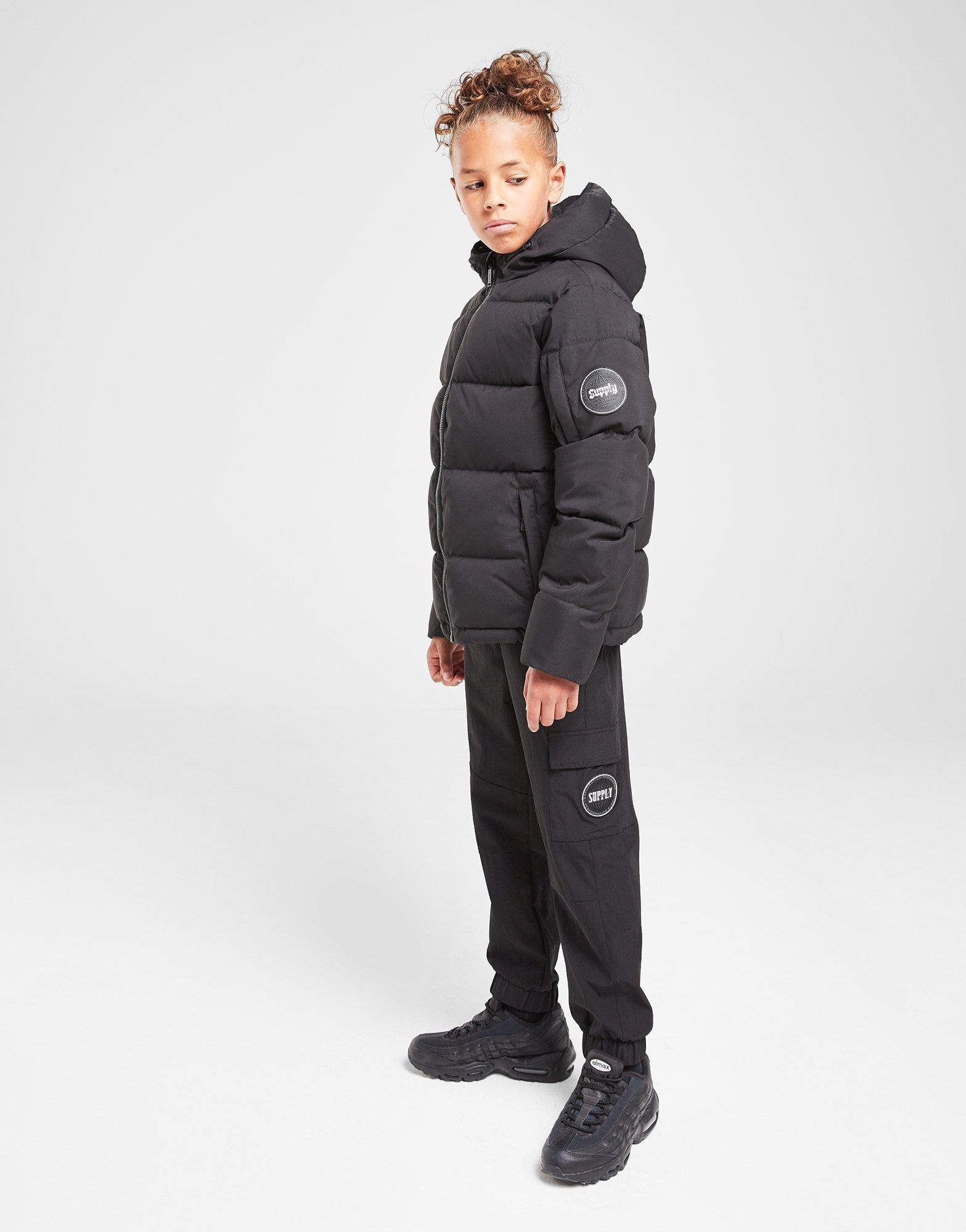 Gyerek kabát SUPPLY&DEMAND KABÁT HYDRO PADDED JKT BLK SUPTJB17128007 Fekete