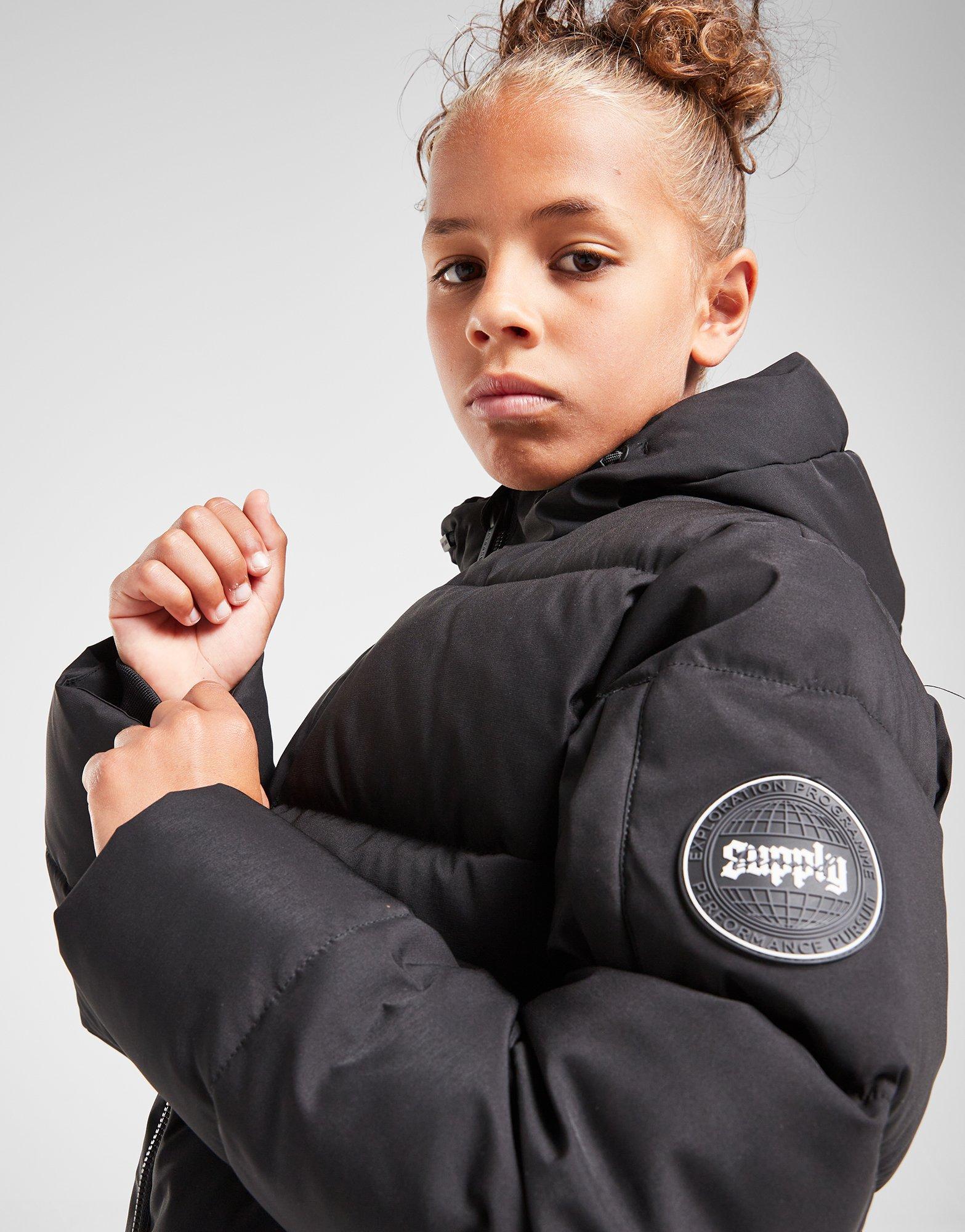 Gyerek kabát SUPPLY&DEMAND KABÁT HYDRO PADDED JKT BLK SUPTJB17128007 Fekete