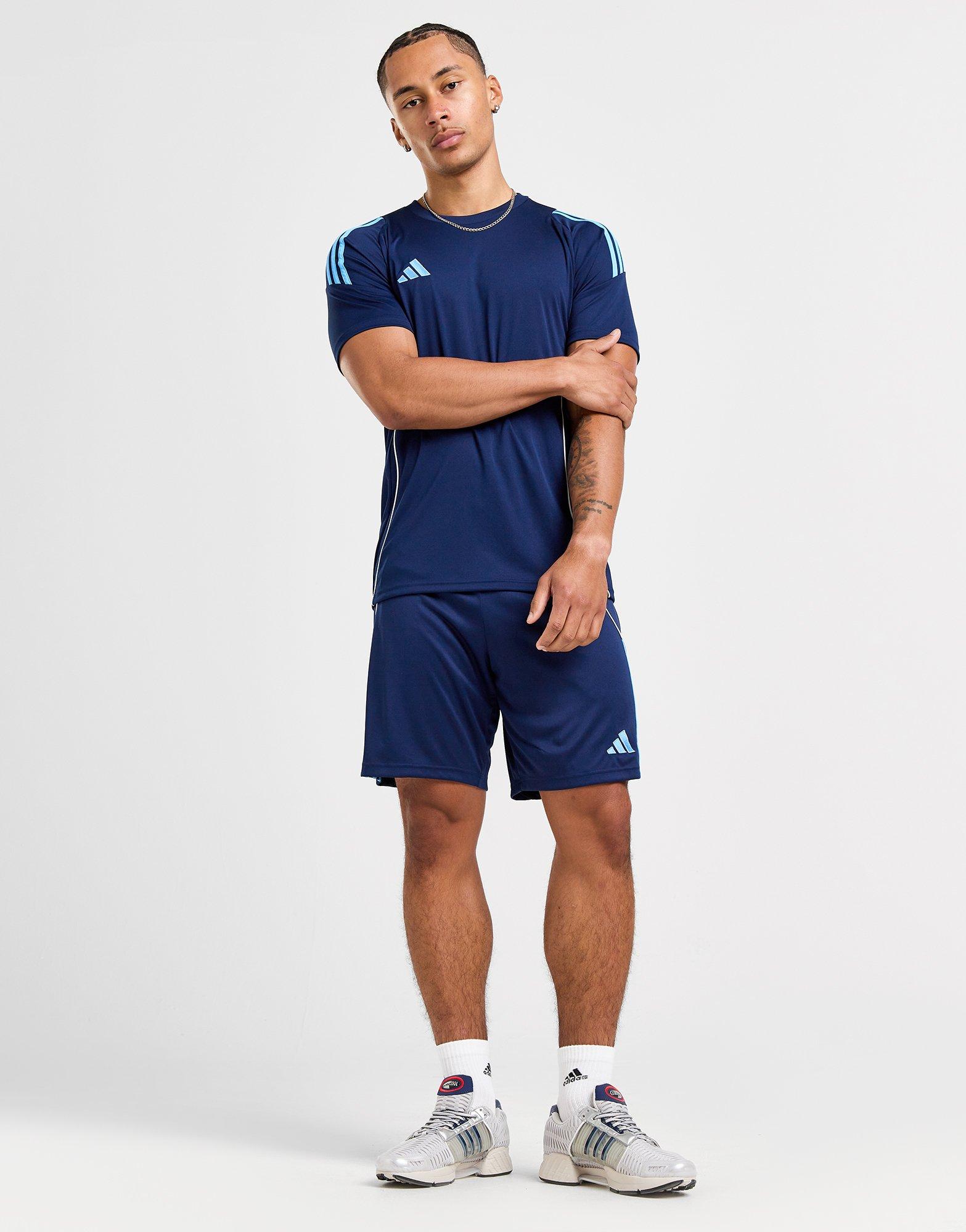 Мъжко фитнес облекло ADIDAS ШОРТИ TIRO SHORT NAVY/BLU JJ2551 Тъмносин