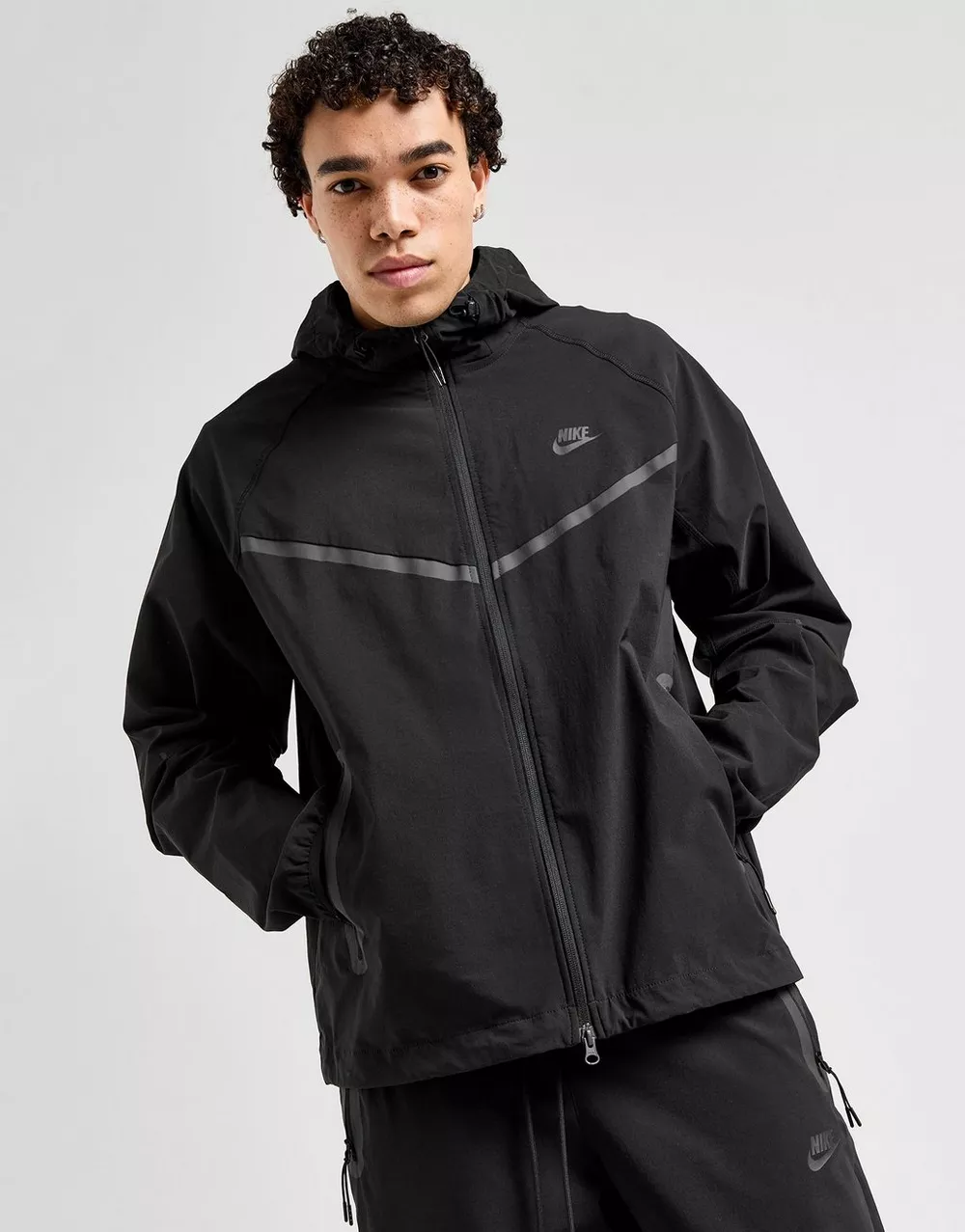 NIKE КОФТА З КАПЮШОНОМ M NK TCH WVN WR FZ JKT, фото 1 з 5