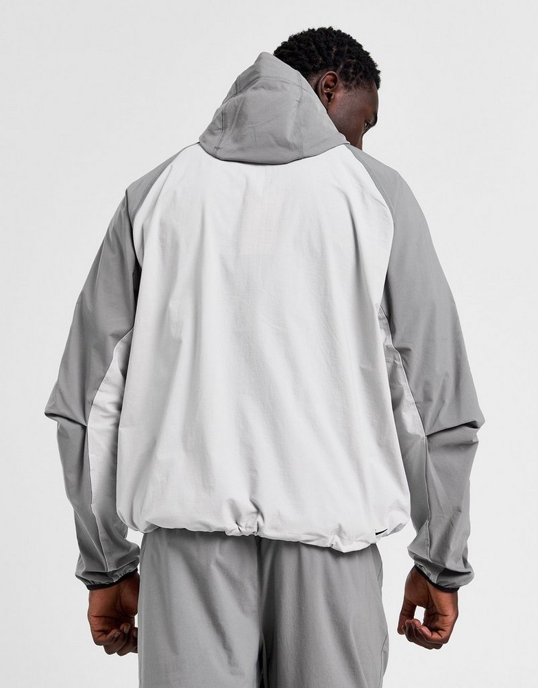 NIKE КОФТА З КАПЮШОНОМ M NK TCH WVN WR FZ JKT HM7151-014 Сірий