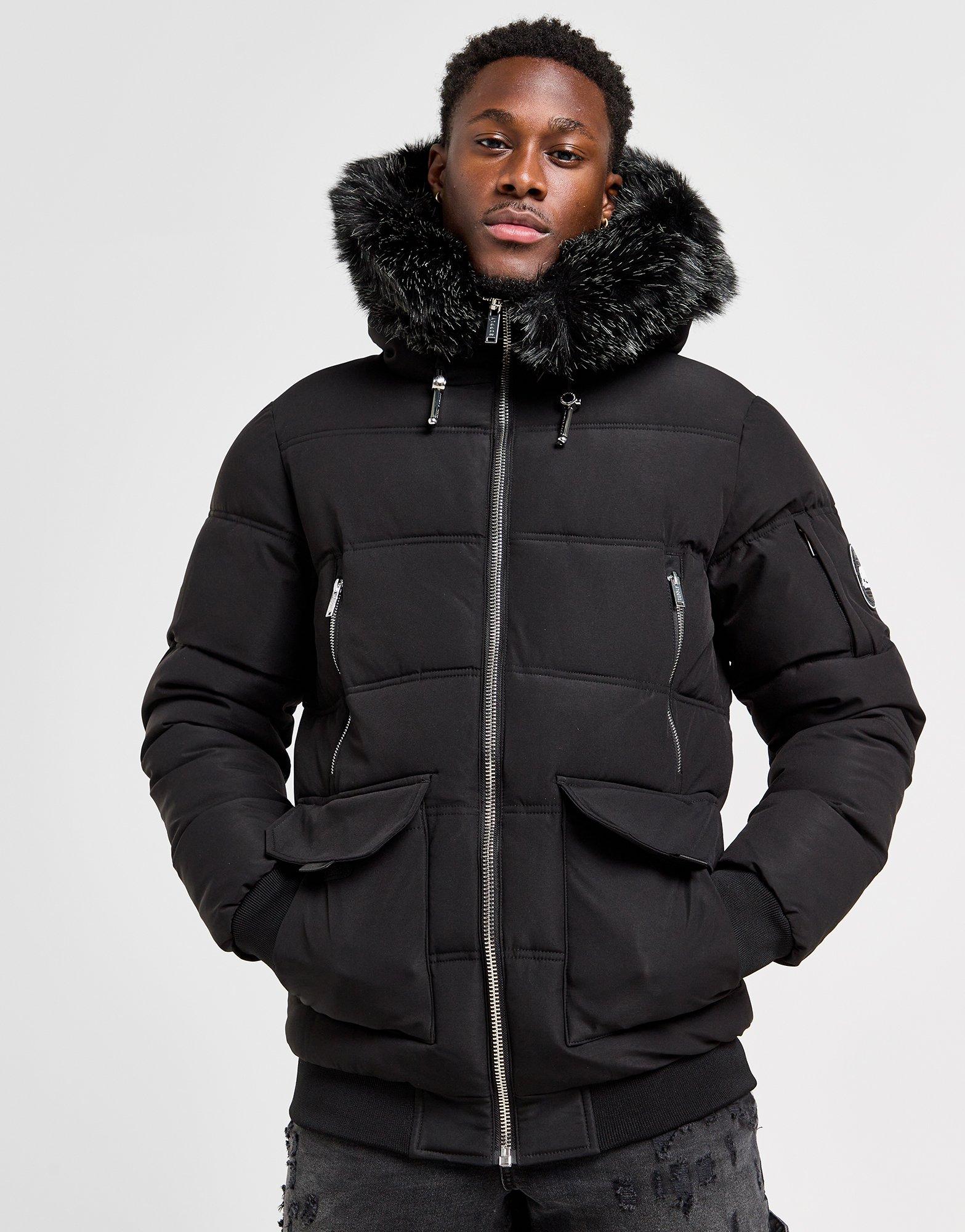 Férfi kabát SUPPLY & DEMAND KABÁT MORETAY SHT PKR SUPTM17157007 Fekete