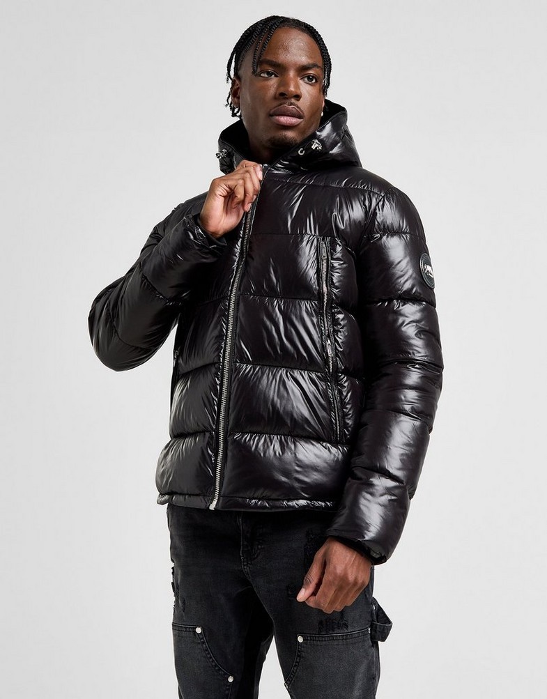 Férfi kabát SUPPLY & DEMAND KABÁT TRACTION JKT SUPTM17168007 Fekete
