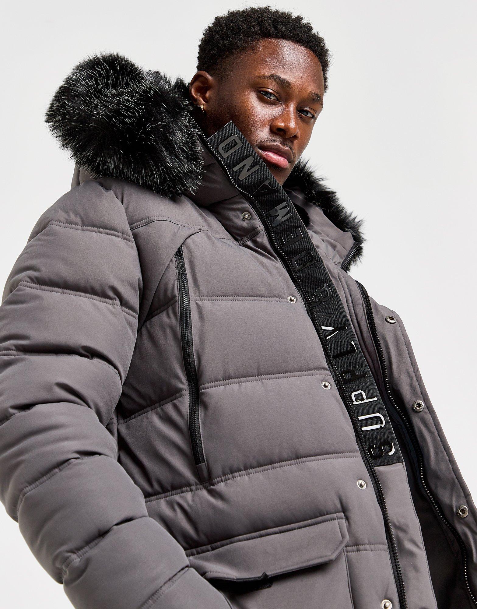 Kurtka męska SUPPLY & DEMAND KURTKA MORETAY LNG PKR SUPTM17243064 Szary