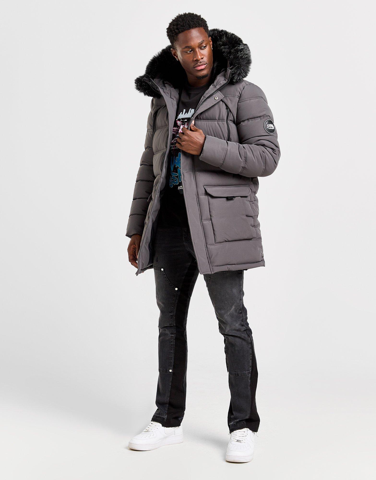 Kurtka męska SUPPLY & DEMAND KURTKA MORETAY LNG PKR SUPTM17243064 Szary