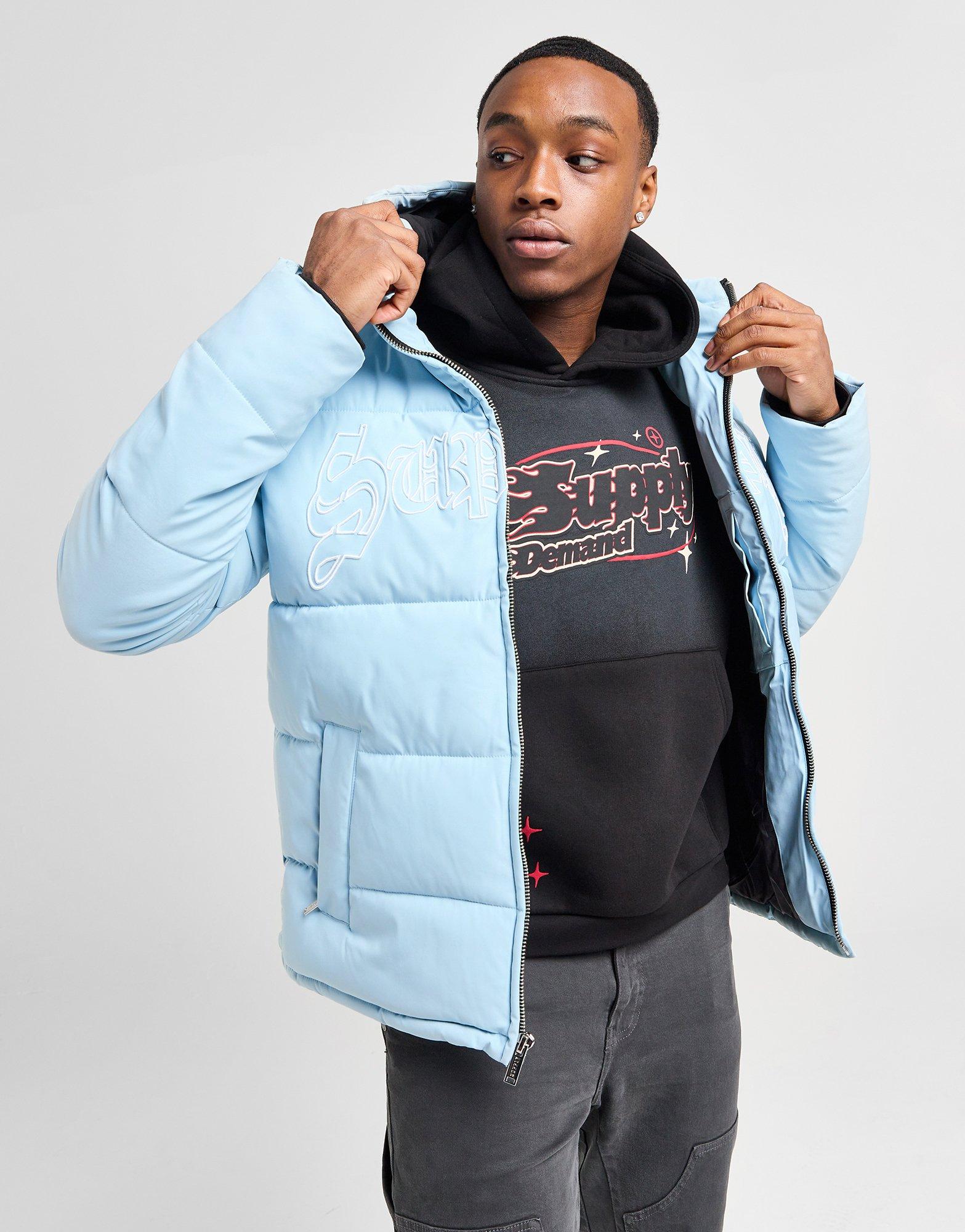 Pánska bunda SUPPLY & DEMAND BUNDA RAFF JKT SUPTM17218430 Modrá