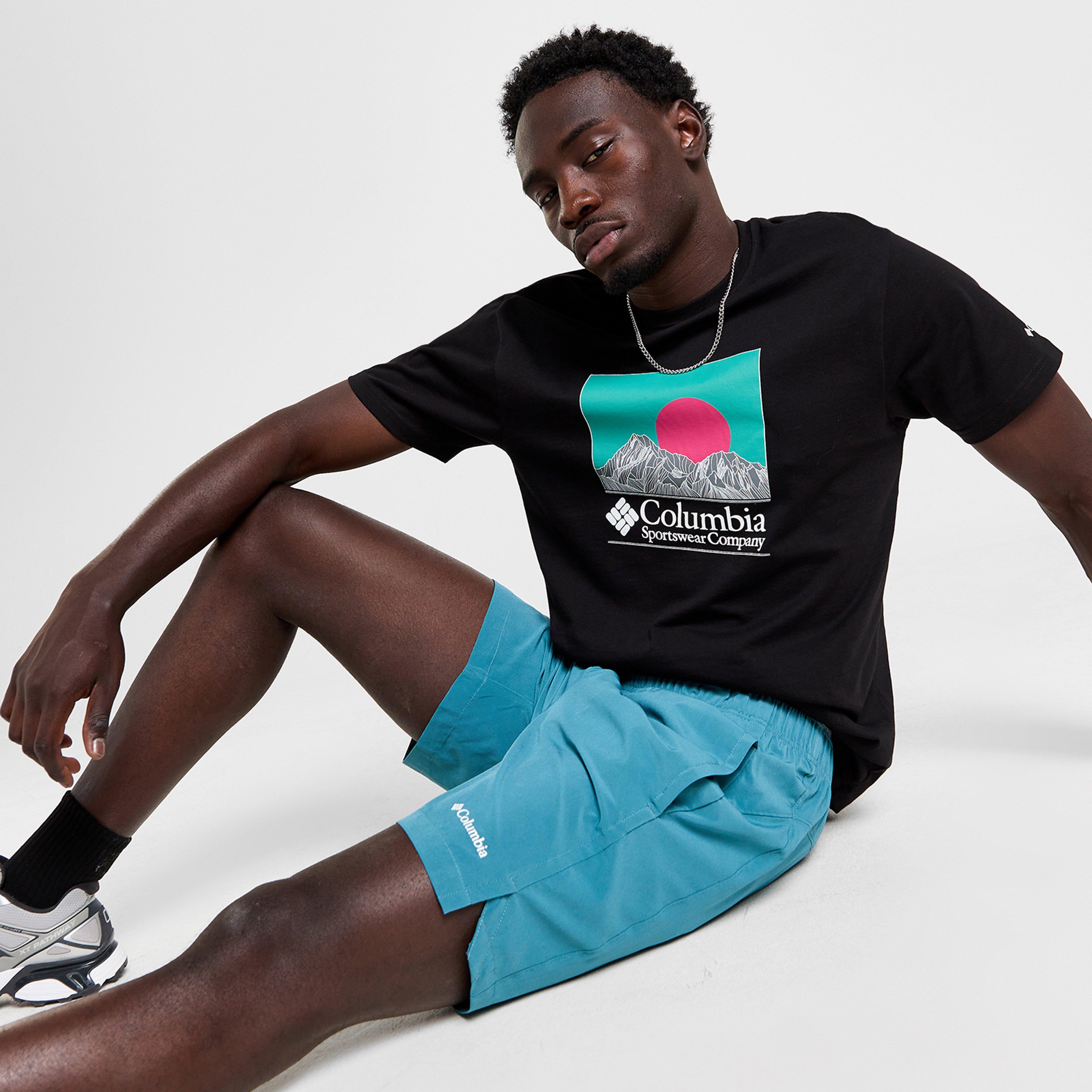 Muški T-shirt COLUMBIA T-SHIRT HENLOW TEE 1 BLK