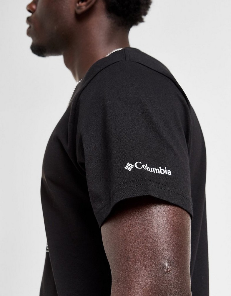 Чоловічі футболки COLUMBIA ФУТБОЛКА HENLOW TEE 1 BLK CMATM10161007 Чорний