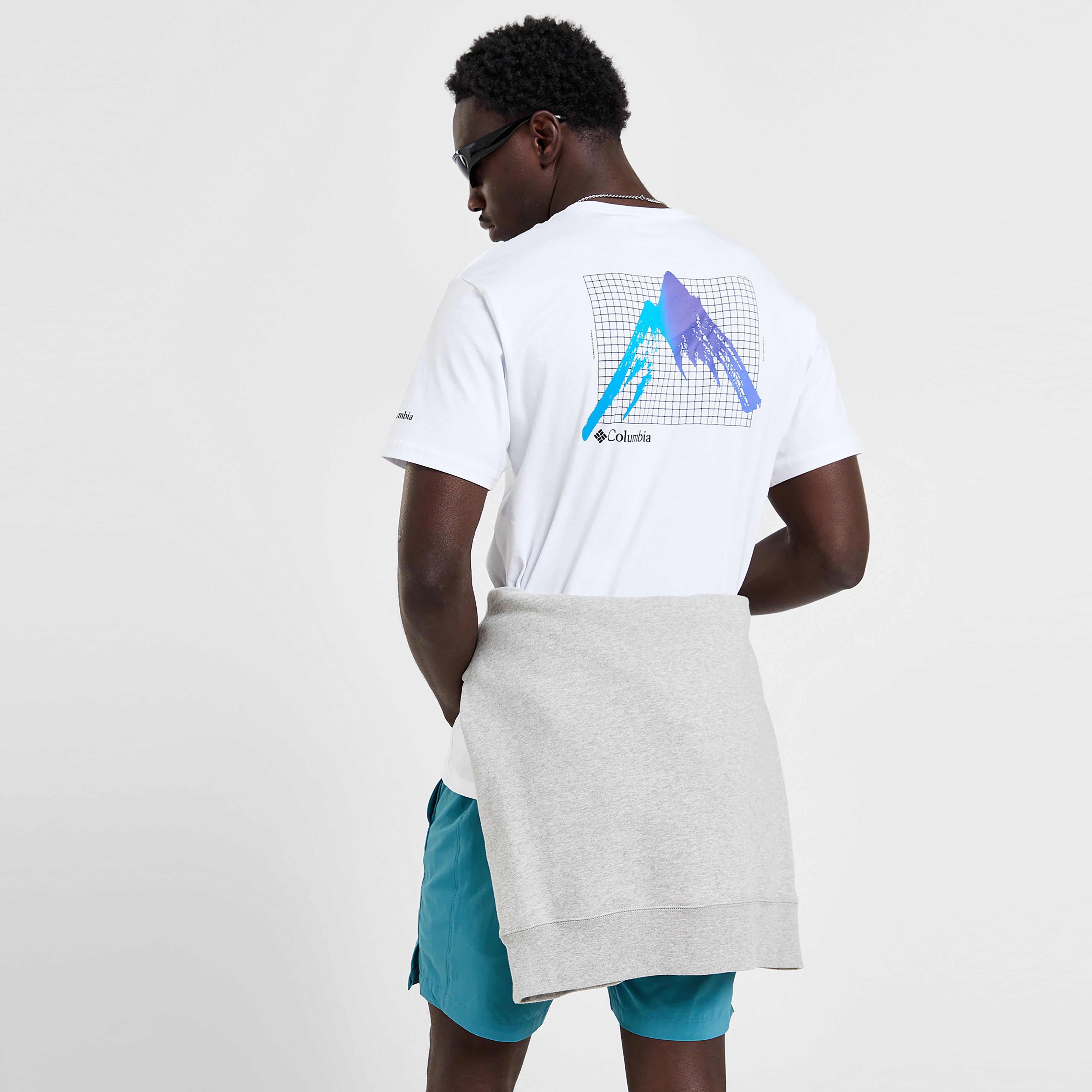Férfi póló COLUMBIA PÓLÓ FELSPAR TEE WHT