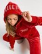 JUICY COUTURE КОФТА НА БЛИСКАВЦІ   З КАПЮШОНОМ DMNT LOGO