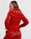 JUICY COUTURE BLUZA ROZPINANA Z KAPTUREM DMNT LOGO