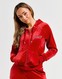 JUICY COUTURE КОФТА НА БЛИСКАВЦІ   З КАПЮШОНОМ DMNT LOGO