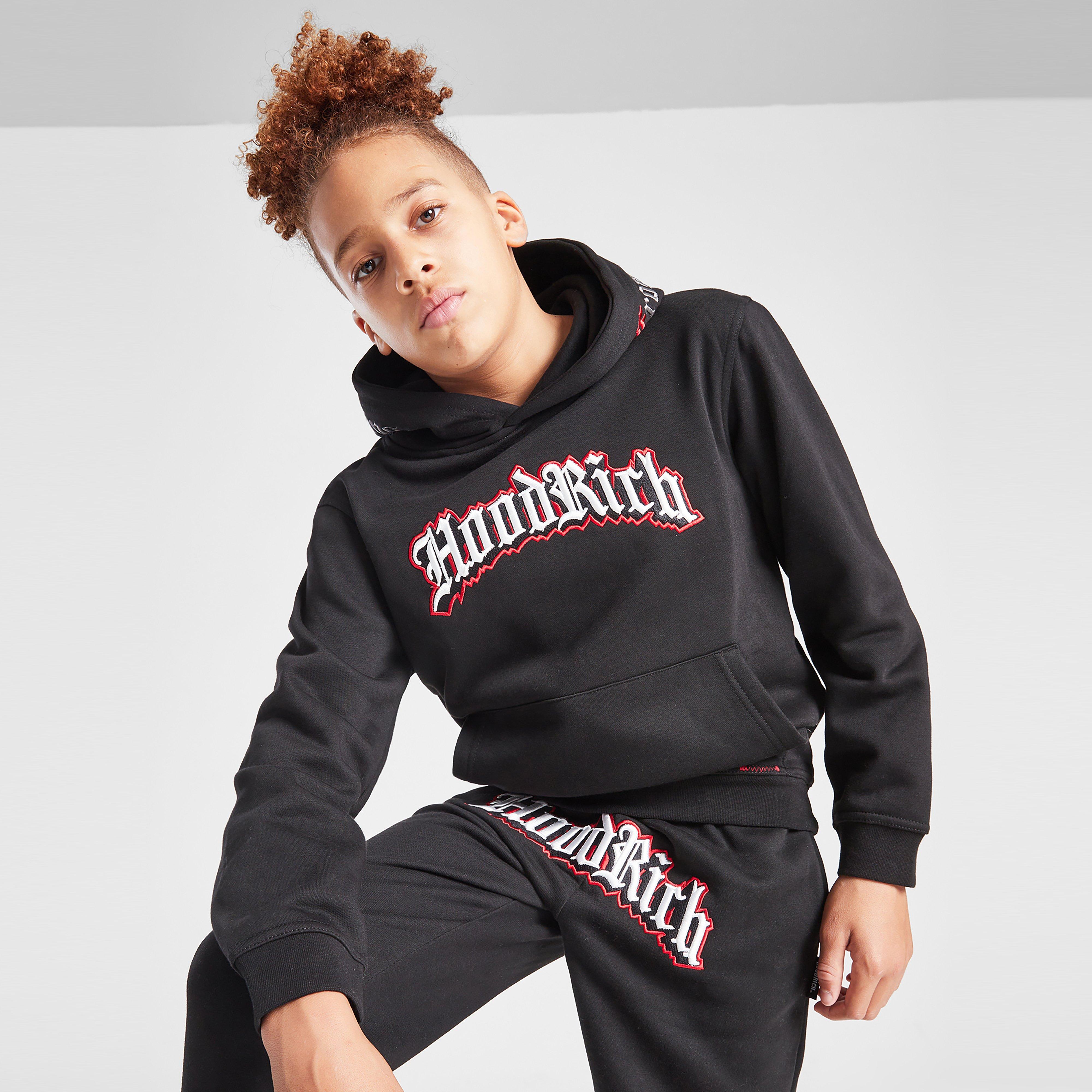 Hanorac pentru copii HOODRICH BLUZĂ CU GLUGĂ GOTHIC OH BLK/RD