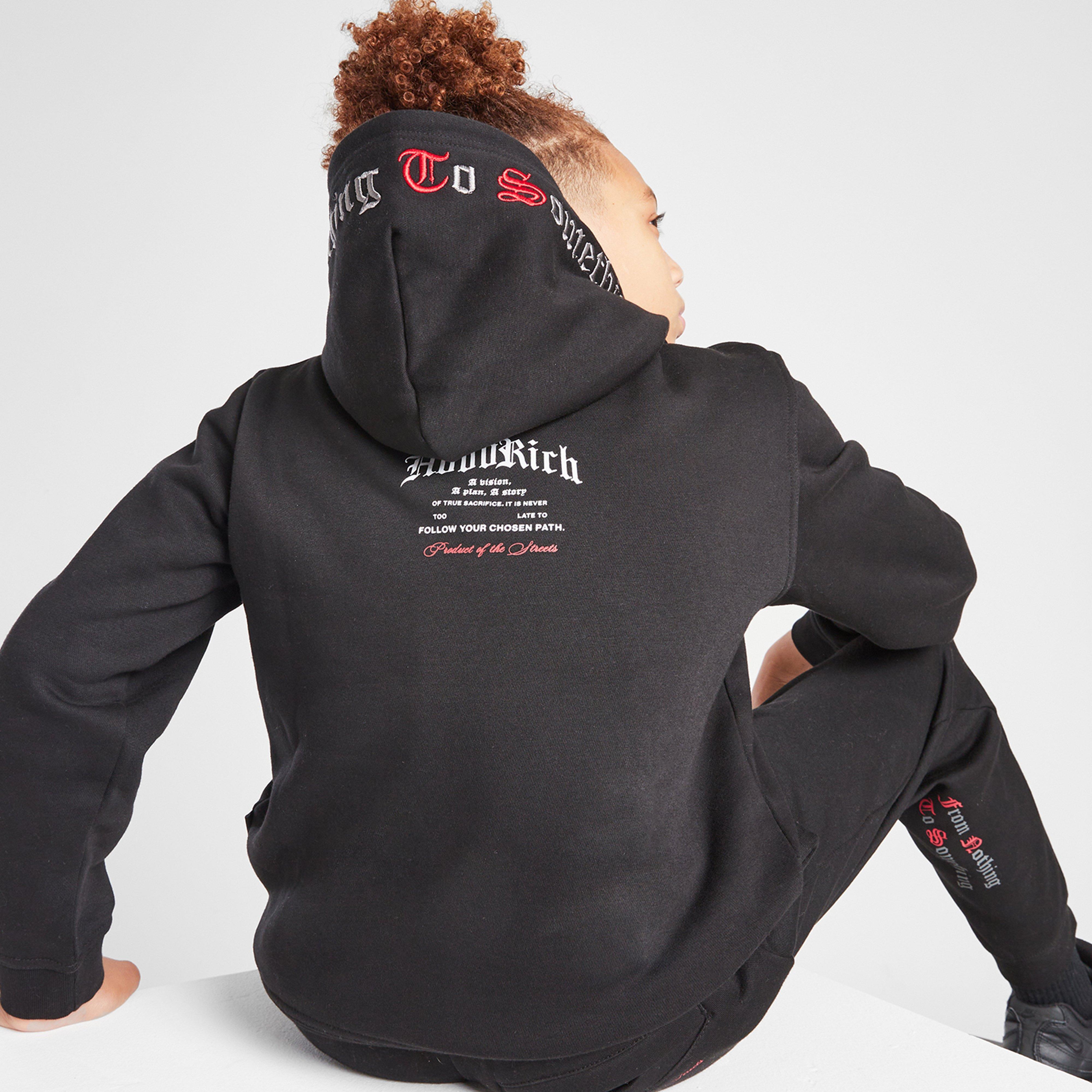 Hanorac pentru copii HOODRICH BLUZĂ CU GLUGĂ GOTHIC OH BLK/RD