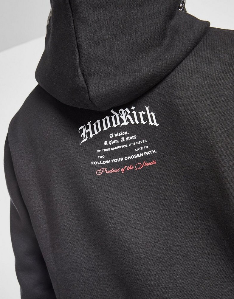 Bluza dziecięca HOODRICH BLUZA Z KAPTUREM GOTHIC OH BLK/RD