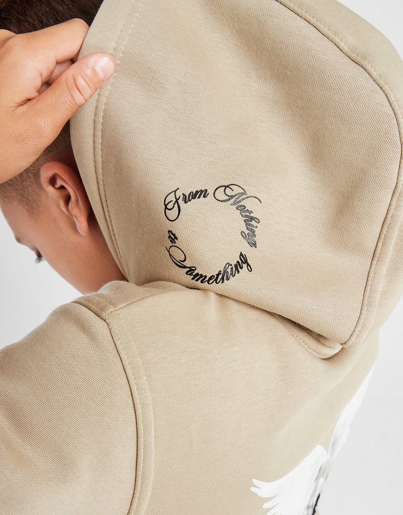 HOODRICH BLUZA Z KAPTUREM FLIGHT OH STONE/WHT HJ-0324-0286 Brązowy