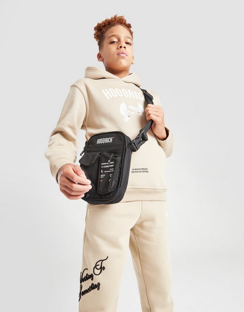 Дитячі штани HOODRICH ШТАНИ FLIGHT JOG STONE/WHT HJ-0324-0288 Коричневий