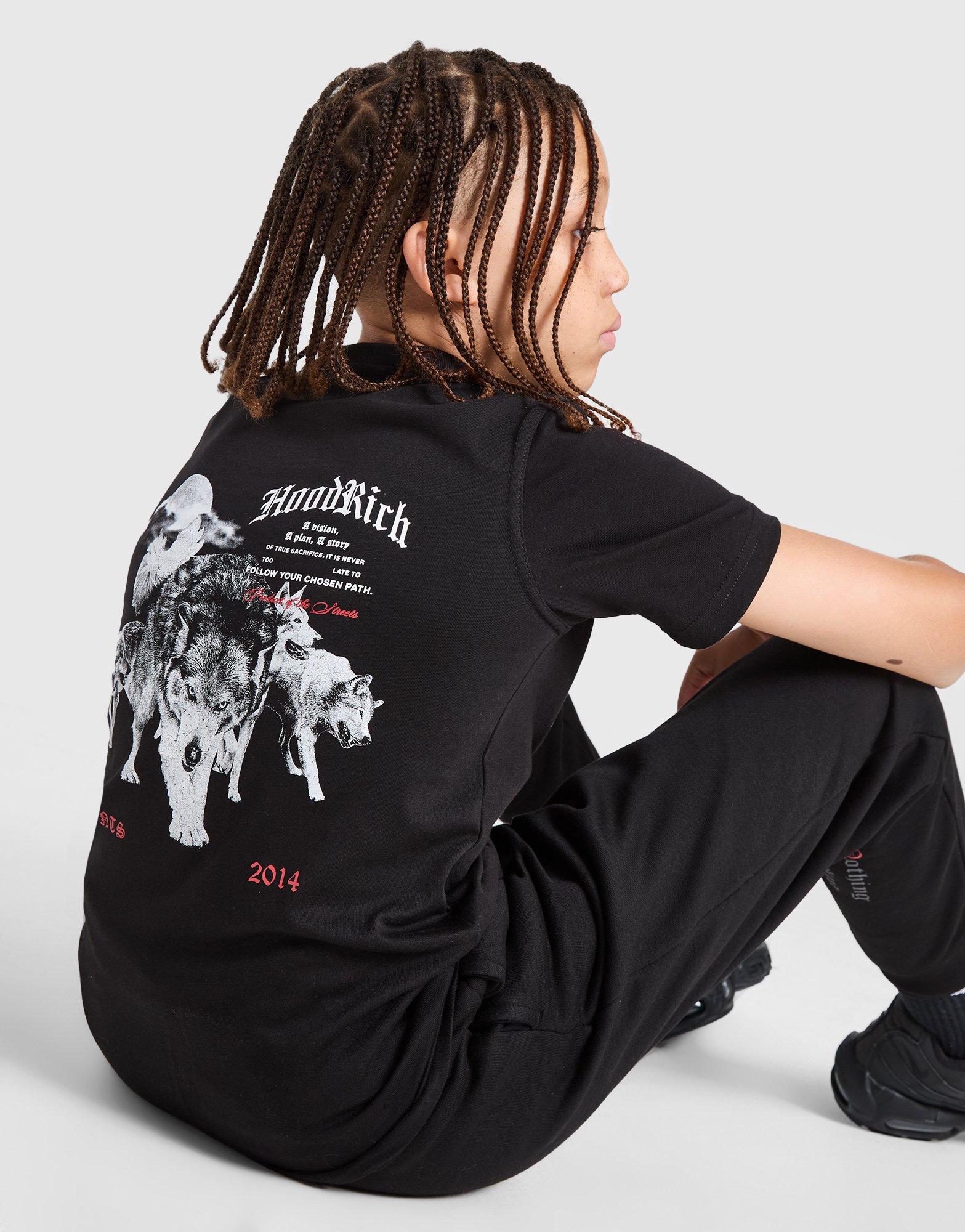 Hoodrich Tričko Gothic Tee Blk/red