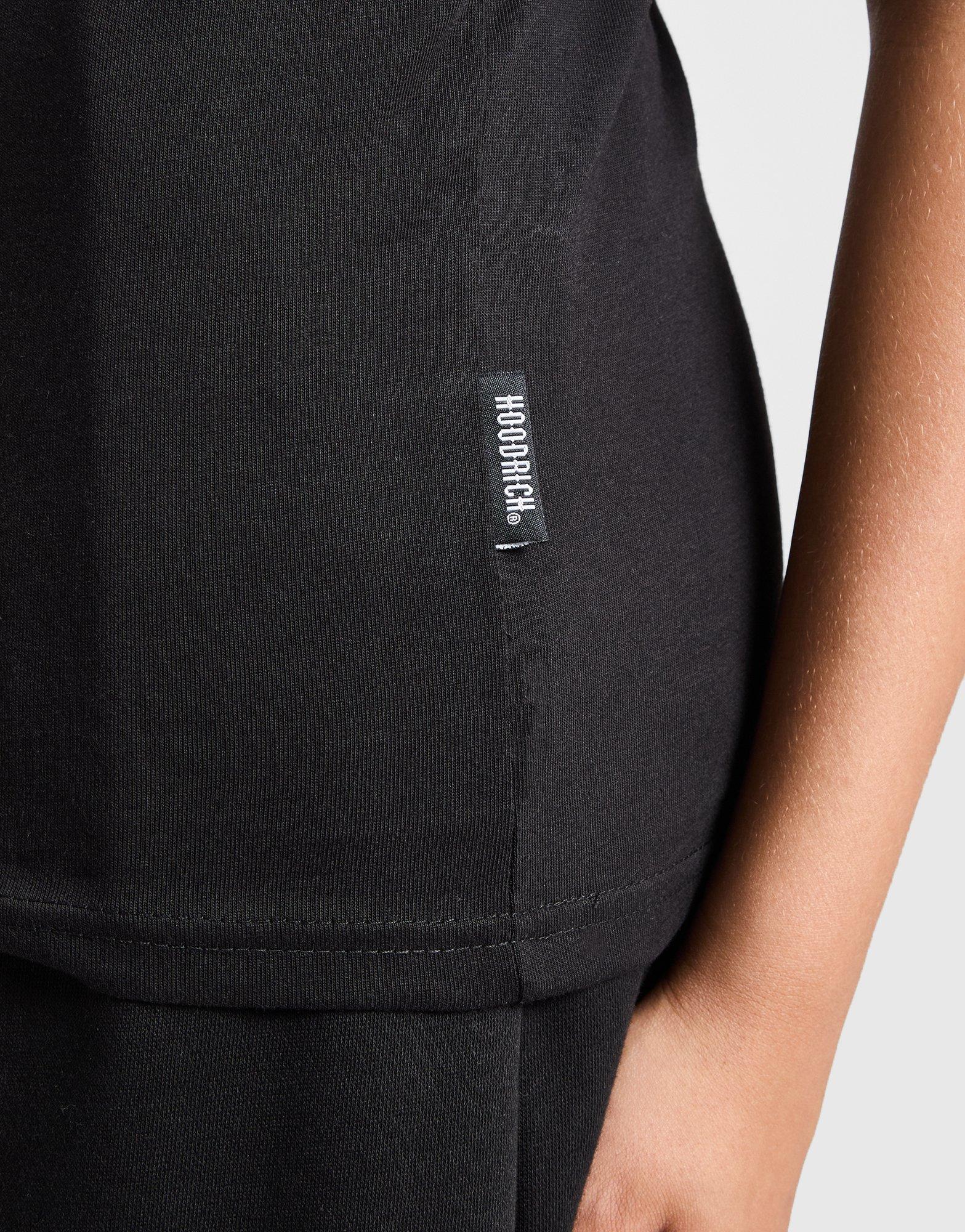 Gyerek póló HOODRICH PÓLÓ GOTHIC TEE BLK/RED HJ-0324-0265 Fekete