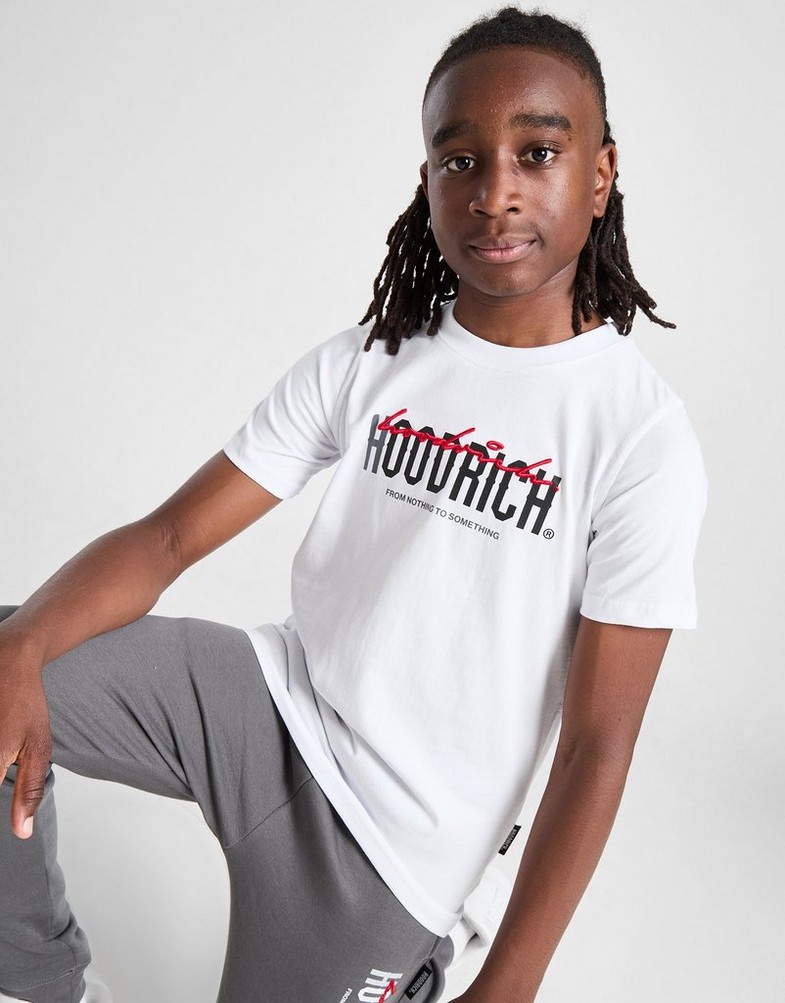 Дитячі футболки HOODRICH ФУТБОЛКА CERTIFY TEE WHT/BLK/RD HJ-0324-0289 Білий