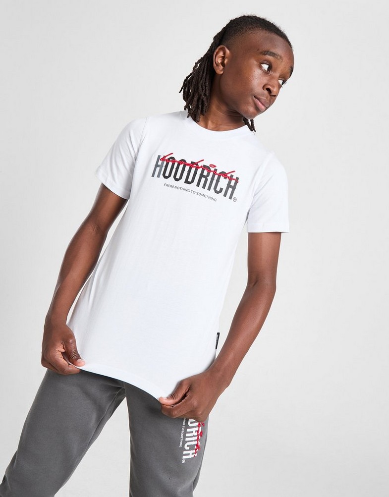 Дитячі футболки HOODRICH ФУТБОЛКА CERTIFY TEE WHT/BLK/RD HJ-0324-0289 Білий
