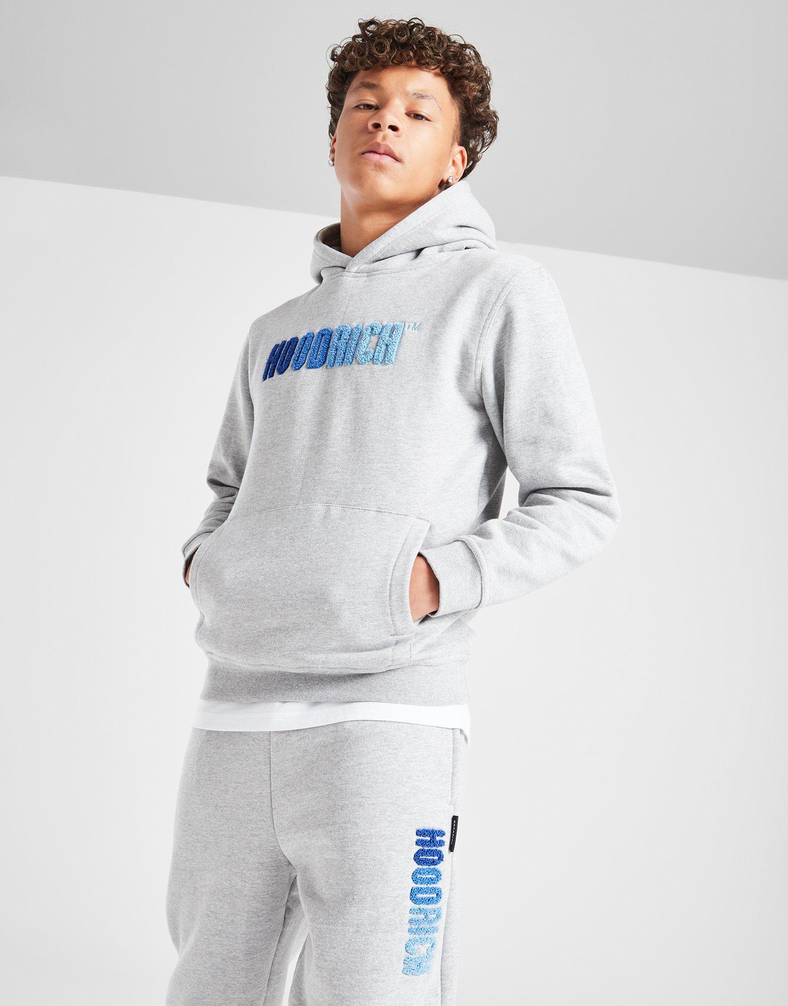 HOODRICH BLUZA Z KAPTUREM TONE OH GRY'HTR/BLUE HJ-0324-0267 Szary