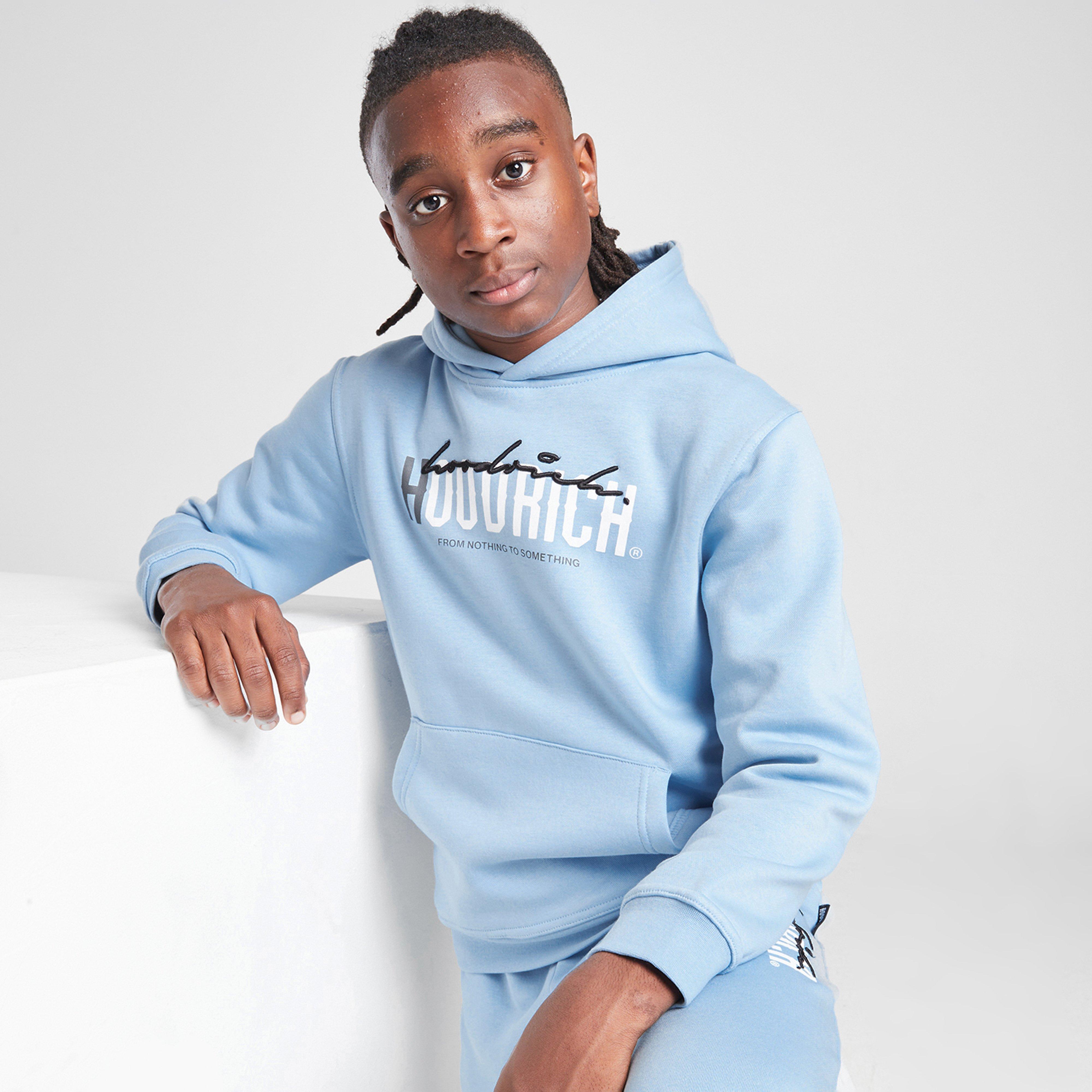 Hanorac pentru copii HOODRICH BLUZĂ CU GLUGĂ CERTIFY2 OH SKY/WHT