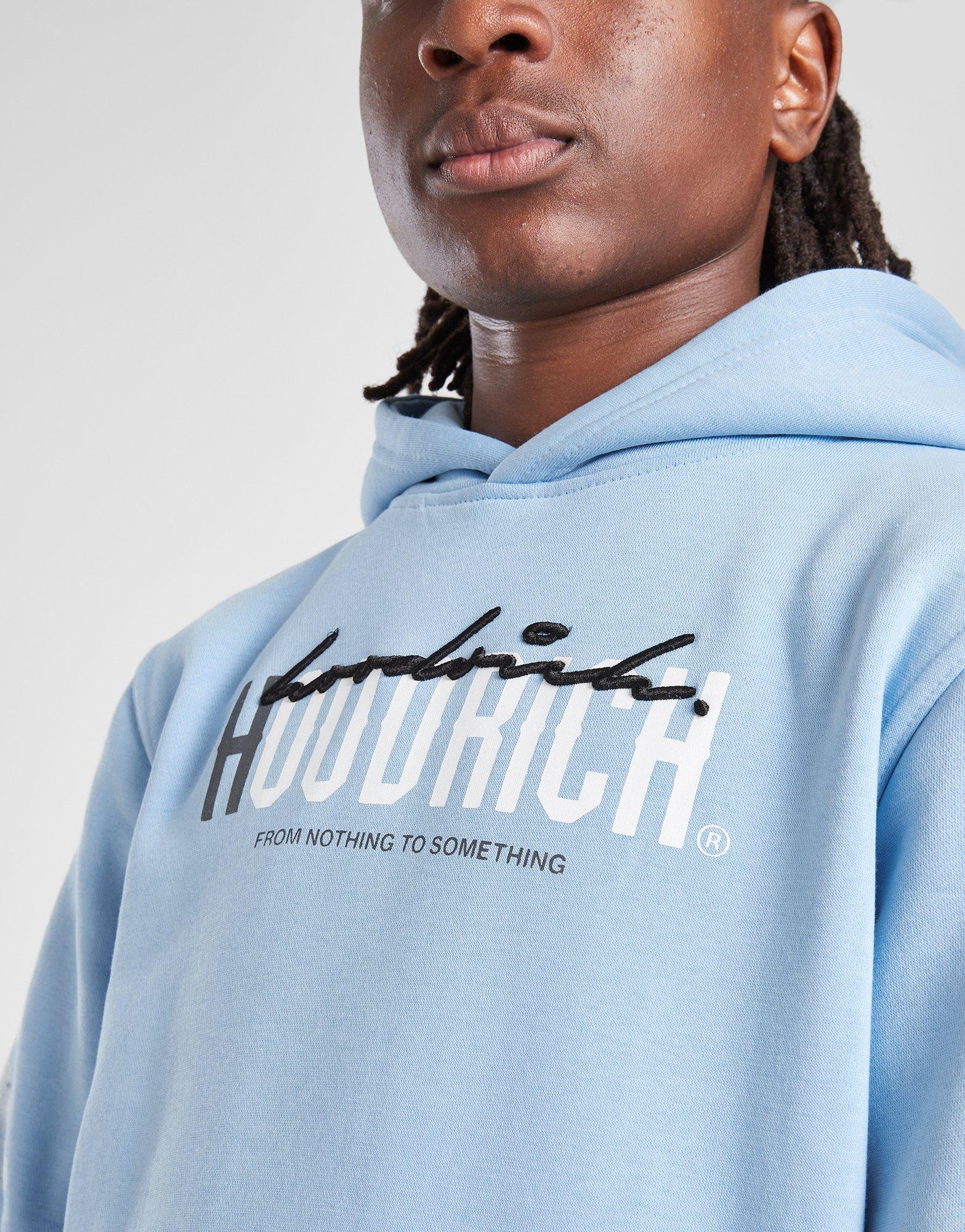 HOODRICH BLUZA Z KAPTUREM CERTIFY2 OH SKY/WHT HJ-0324-0268 Niebieski