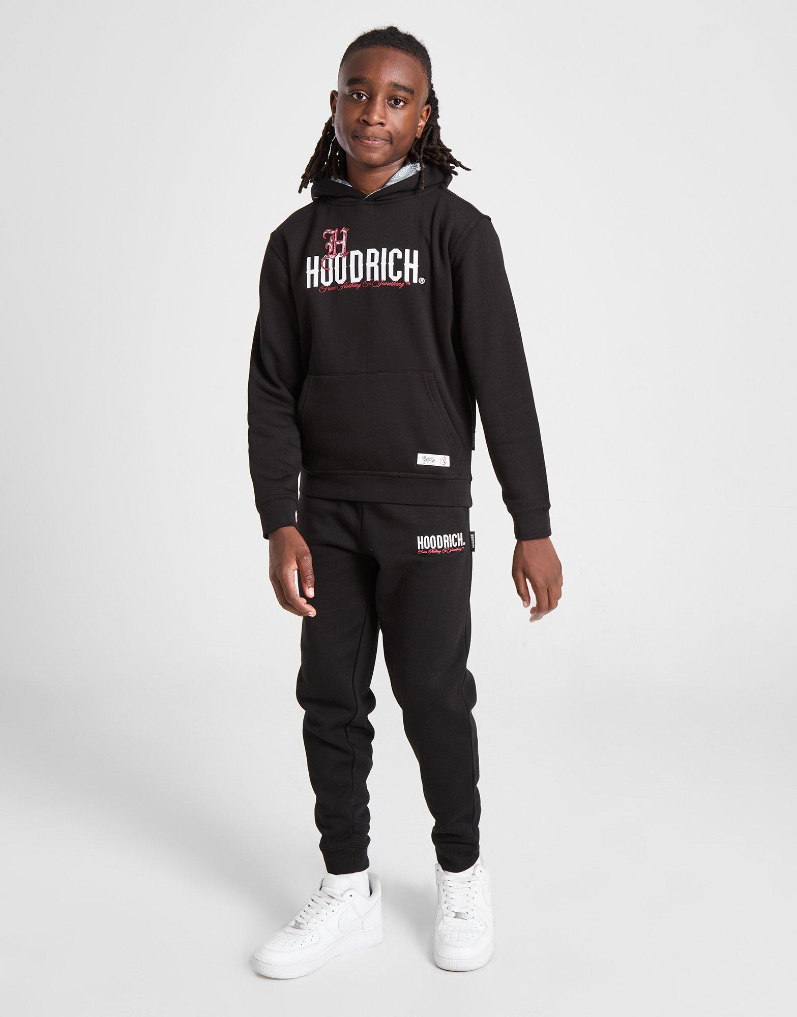 Gyerek pulóver HOODRICH PULÓVER KAPUCNIS ETERNO OH BLK/RD HJ-0324-0269 Fekete