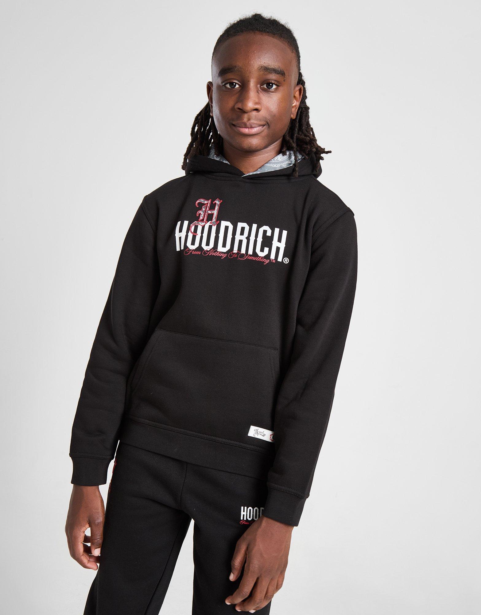 Gyerek pulóver HOODRICH PULÓVER KAPUCNIS ETERNO OH BLK/RD HJ-0324-0269 Fekete